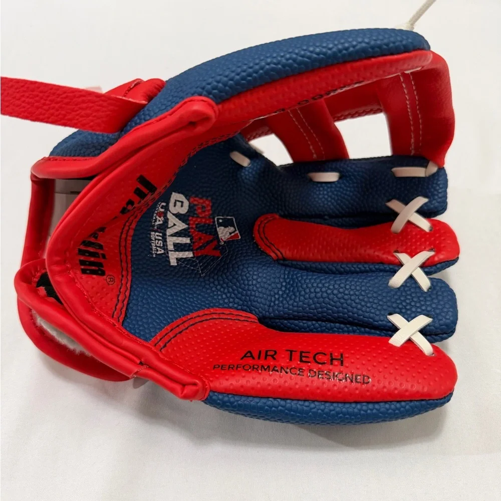 PlayBall Kids Blue and Red Mittens - PlayBall